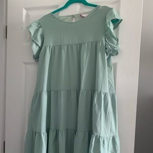 Pink lily sage dress